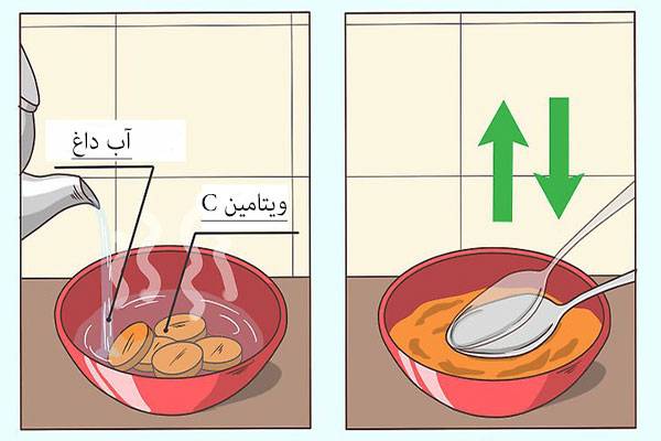 روش پاک کردن رنگ مو