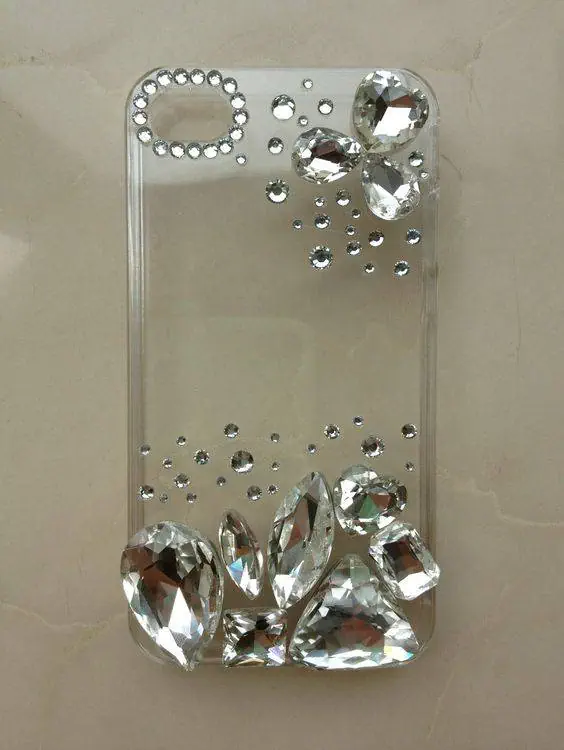 آموزش تزیین قاب گوشی با نگین