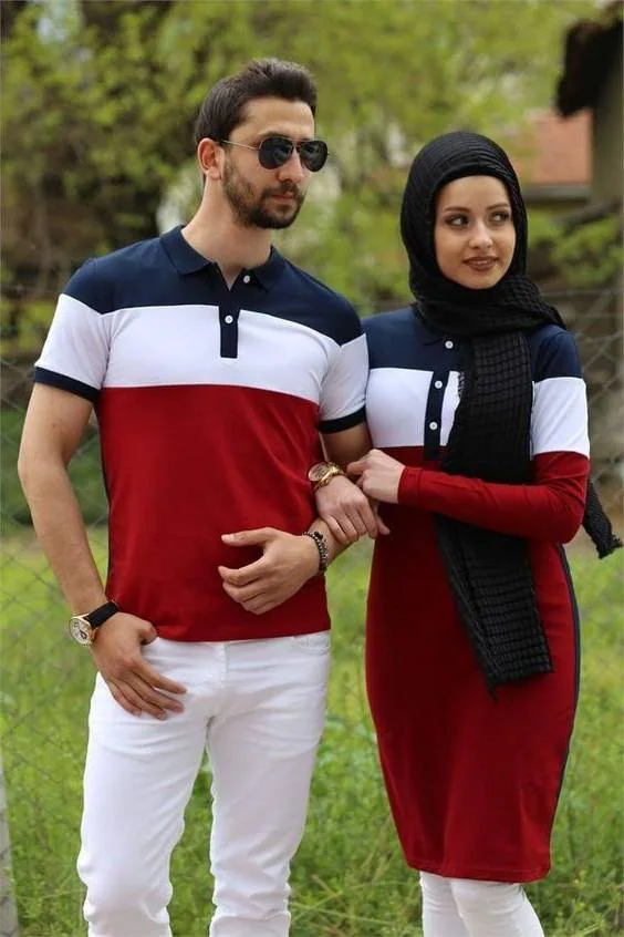 ست لباس زن و مرد 