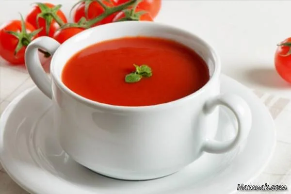 سوپ گوجه فرنگی