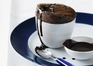 سوفله شکلات با گاتاش