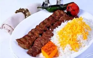 کباب کوبیده زعفرانی