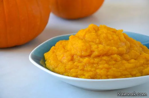 پوره کدو حلوایی