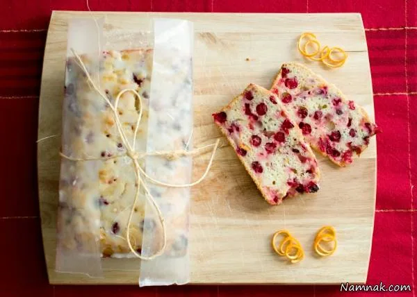 طرز تهیه نان کرن بری و پرتقال