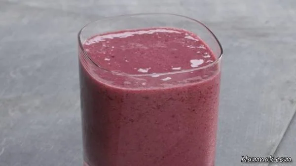 اسموتی چای سبز و میوه