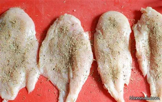 مرغ سرخ شده 