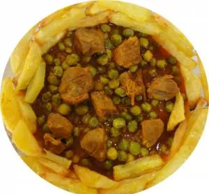 خورش نخودفرنگی با مرغ
