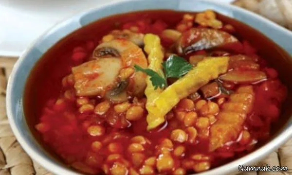 خورش قیمه با قارچ