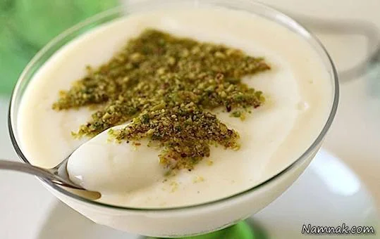 فرنی سنجد و سبوس گندم 