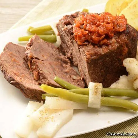 ژیگو با سبزیجات