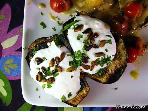 بادمجان با سس ماست