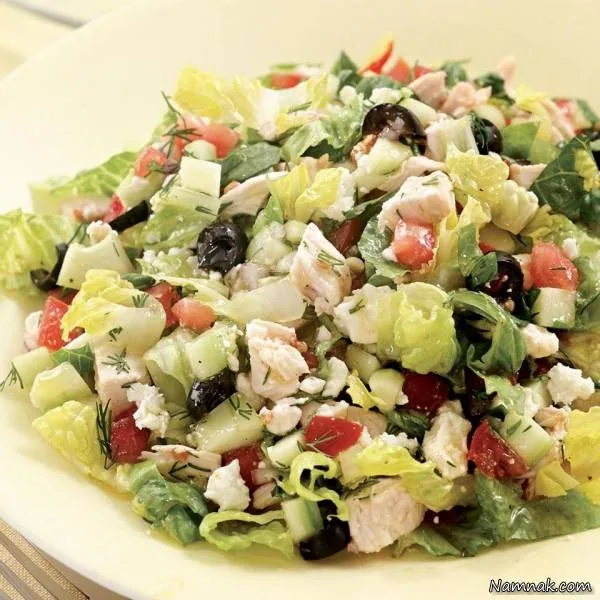 سالاد انار و مرغ