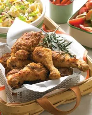 مرغ سوخاری با رزماری