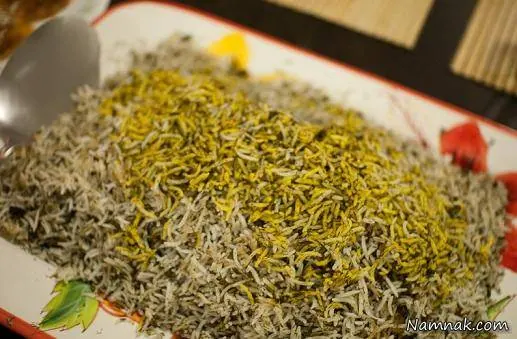 طرز تهیه ته چین سبزی پلو ترش