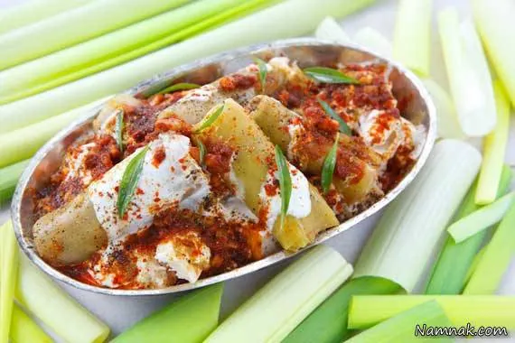 دلمه تره فرنگی