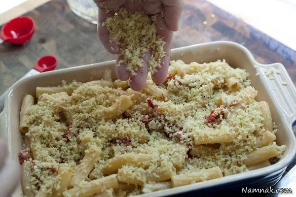 ماکارونی با پنیر گوسفند