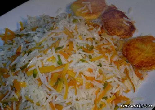 طرز تهیه پلو پوست پرتقال