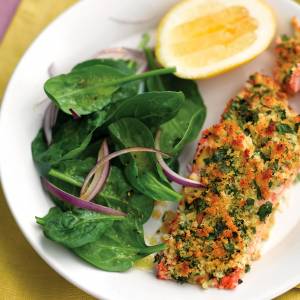 ماهی با رویه سبزیجات