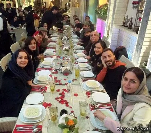  نوید محمدزاده در کنار ماهایا پطروسیان