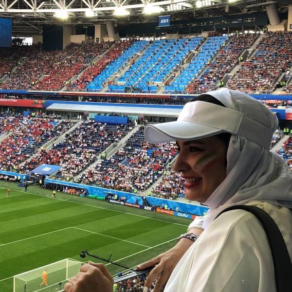 لیندا کیانی در جام جهانی روسیه