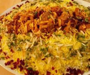 کدو حلوایی پلو
