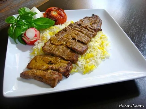 درست کردن کباب برگ