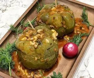 دلمه فلفل دلمه‌ ای