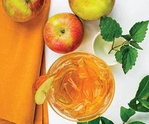 یخ چای نعنا