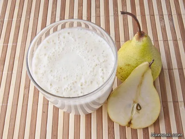 میلک شیک گلابی