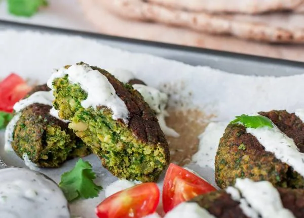 فلافل با روغن زیتون
