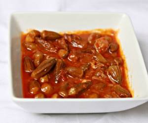 Image result for خورشت بامیه با گوشت