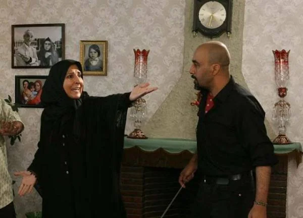 مرجانه گلچین و رضا عطاران