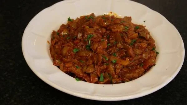 پخت طرز تهیه خوراک دل آذربایجانی