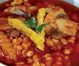 خورش قیمه با قارچ