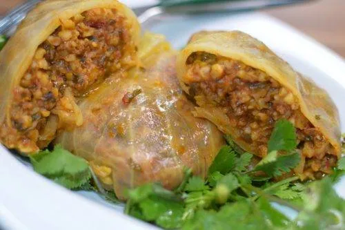 طرز تهیه دلمه کلم پیچ