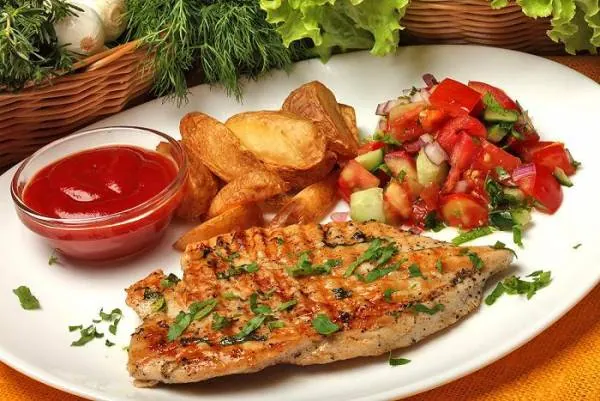  استیک گوشت شتر مرغ 