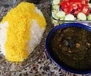 خورشت سبزی اهوازی