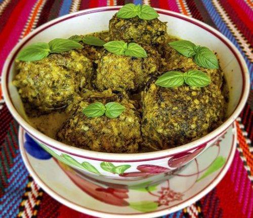 کوفته سبزی شیرازی | طرز تهیه “کوفته سبزی شیرازی”