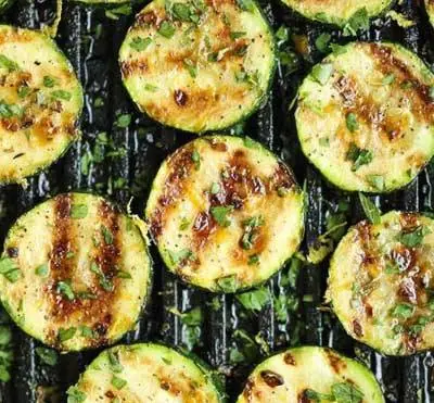 کدوی گریل شده