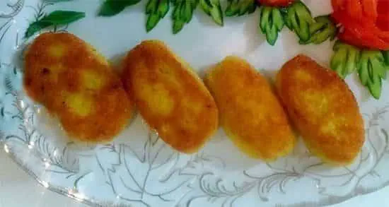 کوکو سیب زمینی با برنج