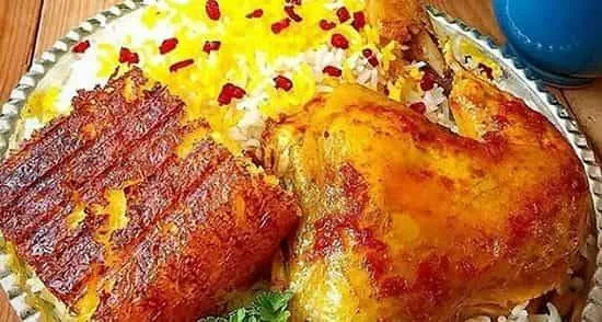  ‫زرشک پلو با مرغ مجلسی‬&lrm