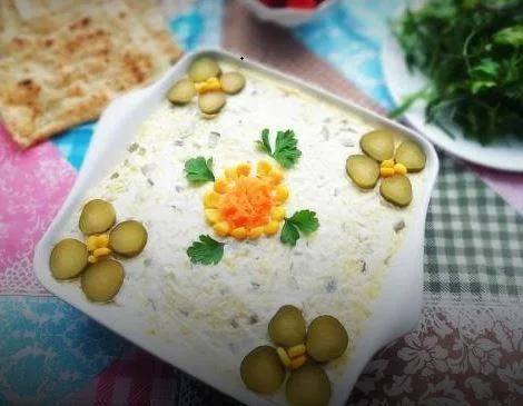 غذای بدون برنج با مرغ