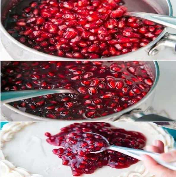کیک انار شب یلدا