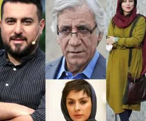 محسن کیایی و همسرش