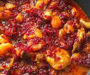خورش آلو زرشک