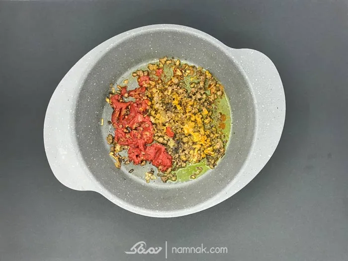 رب و گوشت چرخکرده