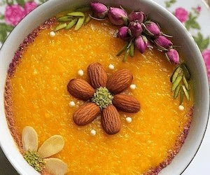 تزیین شله زرد