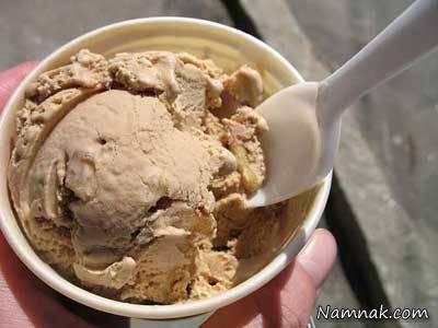 بستنی گردویی با کره