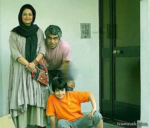 سروش صحت و همسر و پسرش