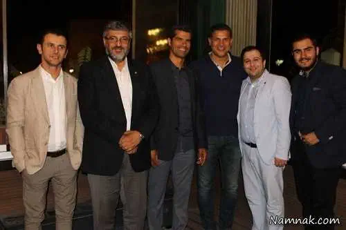 امین حیایی و هادی ساعی و علی دایی